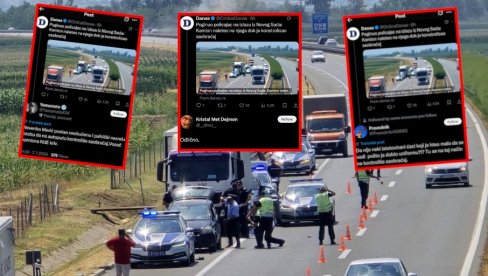 BOLESNO, TUŽNO I MORBIDNO: Evo kako se blokaderi raduju što je srpski policajac izgubio život u saobraćajnoj nesreći (FOTO) BOLESNO, TUŽNO I MORBIDNO: Evo kako se blokaderi raduju što je srpski policajac izgubio život u saobraćajnoj nesreći (FOTO)