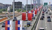 U ČAST DOLASKA SI ĐINPINGA: Vijore se kineske i srpske zastave širom Beograda (FOTO)