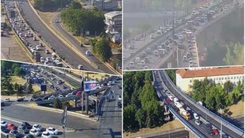 SVE KLJUČNE ULICE I MOSTOVI PROHODNI: Blokaderi se pojave na minut, pa pobegnu od policije! Jedini cilj je maltretiranje građana SVE KLJUČNE ULICE I MOSTOVI PROHODNI: Blokaderi se pojave na minut, pa pobegnu od policije! Jedini cilj je maltretiranje građana