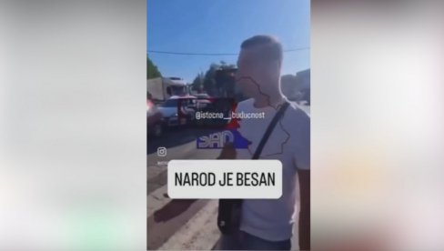 MORAMO NA POSAO, A VI NAS OVDE TERORIŠETE! Pošteni i vredni narod potpuno ogorčen na blokadere teroriste! MORAMO NA POSAO, A VI NAS OVDE TERORIŠETE! Pošteni i vredni narod potpuno ogorčen na blokadere teroriste!