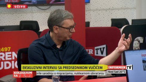 ISTE VELIKE SILE UVEK TRAŽE ISTO DA SRBIJA BUDE SLABA Vučić: Zato Bećirović za zločine optužuje Srbiju i mene ISTE VELIKE SILE UVEK TRAŽE ISTO DA SRBIJA BUDE SLABA Vučić: Zato Bećirović za zločine optužuje Srbiju i mene