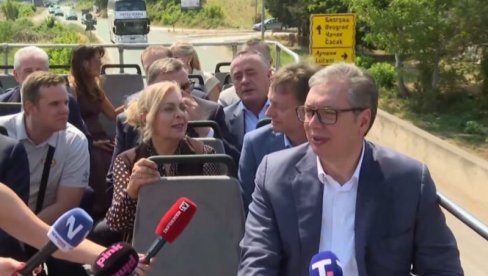 NOVA DEONICA AUTO-PUTA PAKOVRAĆE-POŽEGA POTPUNO BEZBEDNA: Vučić - Besplatna do 15. jula NOVA DEONICA AUTO-PUTA PAKOVRAĆE-POŽEGA POTPUNO BEZBEDNA: Vučić - Besplatna do 15. jula