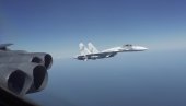POGLEDAJTE - KAKO JE RUSKI SU-27 PRESREO F-16: Susret iznad Baltičkog mora postao deo takmičenja ruskih pilota (VIDEO)