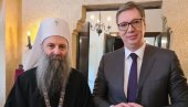PREDSEDNIK ČESTITAO BOŽIĆ: Vučić uputio božićnu čestitku patrijarhu Porfiriju, sveštenstvu i vernicima