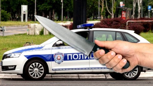 DRAMA U ZEMUNU: Isekao gume na automobilu u kom je bila porodica sa maloletnom decom, jurio vozača nožem i pretio smrću