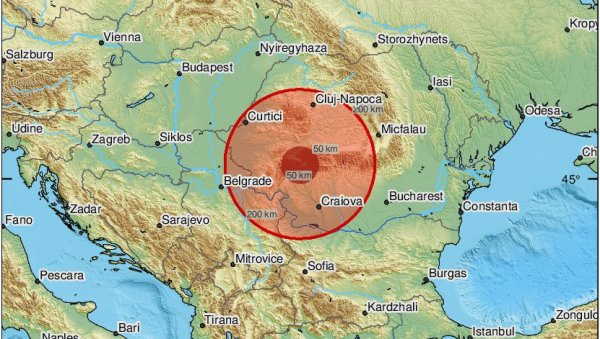 ПОНОВО СЕ ЗАТРЕСЛО ТЛО У СРБИЈИ: Нови земљотрес погодио Румунију