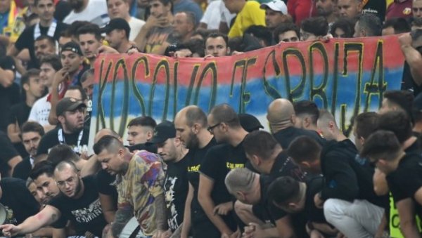 УЕФА ПОКРЕНУЛА ИСТРАГУ: Румунима се црно пише због Косово је Србија
