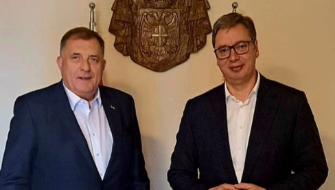 VUČIĆ O SARADNJI SA DODIKOM: Ona je bila izuzetno dobra, a odnos uvek bio bratski i prijateljski