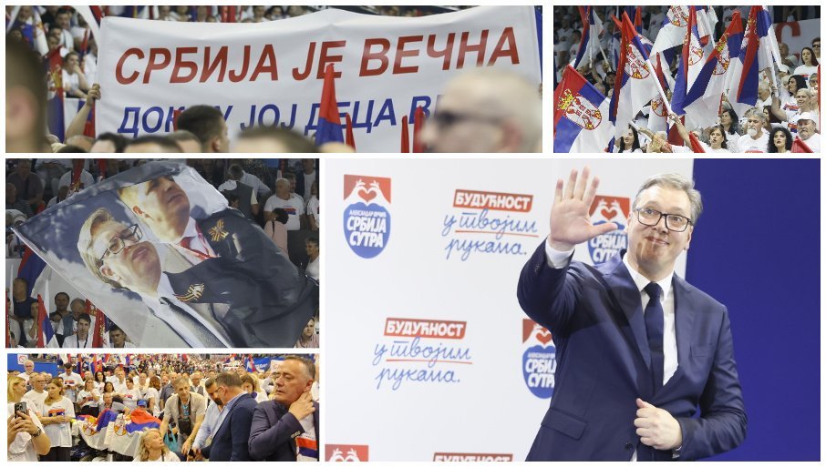 VELIKE REČI VUČIĆA NA MITINGU U BEOGRADU: Nemamo rezervnu otadžbinu i nećemo je dati onima kojima ta zemlja ništa ne znači! (FOTO/VIDEO)