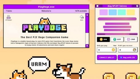 Флоки расте док се PlayDoge појављује као нова П2Е меме криптовалута са потенцијалом