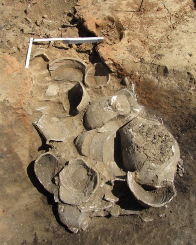 PRONAĐENE PEĆI IZ DOBA ANTIKE: Na lokalitetu Orovača u Lazarevcu pronađene grnčarske peći i jame iz vremena pre nove ere