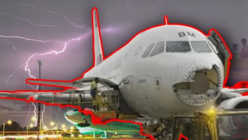 СКРОЗ УНИШТЕН НОС: Авион није упао у суперћелијску олују, него у нешто још горе (ВИДЕО)