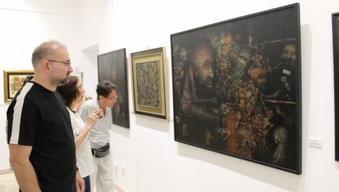 ZAPISUJE TRAG VREMENA: Izložba Dejana Ulardžića otvorena u Modernoj galeriji Valjevo