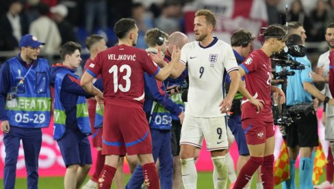 KO BI REKAO: Pogledajte šta otkriva statistika meča Srbija - Engleska na EURO 2024