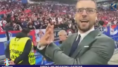 ŠIPTARSKI PIR! Oglasili se iz FSS posle sramne reakcije albanskog novinara, traže hitnu reakciju UEFA