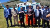 MUP SRBIJE I SRPSKE POTPISALI MEMORANDUM O SARADNJI:  Helikopter za gašenje požara MUP-a Srbije tokom leta stacioniran u Trebinju