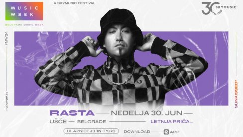 BELGRADE MUSIC WEEK Rasta se pridružuje impresivnoj listi hedlajnera – nastup zakazan za nedelju, 30. jun