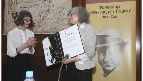 PISANJEM PROTIV ZABORAVA: Književnici Sesil Vajsbrot uručena nagrada Aleksandar Tišma u Novom Sadu
