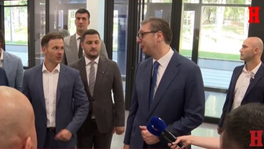 VUČIĆ NA KOŠUTNjAKU: Predsednik obilazi novoizgrađeni Nacionalni trening centar (VIDEO)