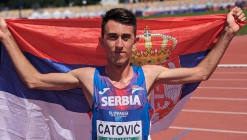 ĆATOVIĆ EVROPSKI ŠAMPION: Atletičar iz Novog Pazara osvojio zlato na 3.000 metara na prvenstvu kontinenta za mlađe juniore
