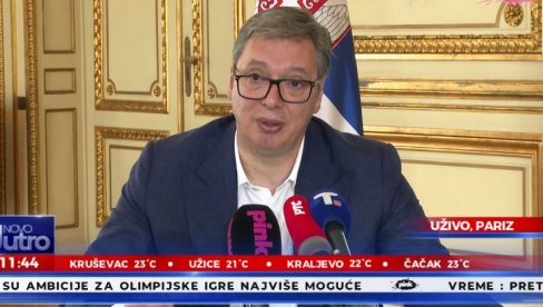 "SREO SAM MLADIĆA IZ SRBIJE, NISAM ZNAO ZA TA DVA MESTA" Vučić ispričao anegdotu iz Pariza - Čuli su da će da se prekopa cela Srbija