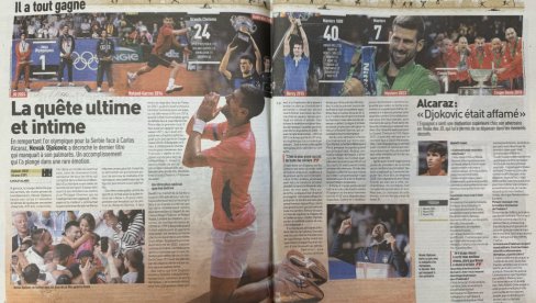 NOVAK, TOTALNI ŠAMPION! - Francuski mediji oduševljeno veličaju Đokovićevo olimpijsko zlato