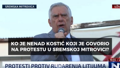 Registrovani seksualni napasnik govorio na protestu u Sremskoj Mitrovici (VIDEO)