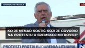 Registrovani seksualni napasnik govorio na protestu u Sremskoj Mitrovici (VIDEO)