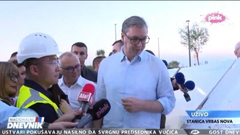 OVO JE NAJBOLJA KOMPANIJA: Vučić  pohvaliko kinesku kompaniju - Verujem  da će Beograd - Niš do 2027. biti završen