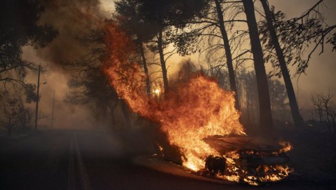 MAJKA I SIN OPTUŽENI ZA IZAZIVANJE POŽARA: Osumnjičeni za niz podmetanja u Grčkoj