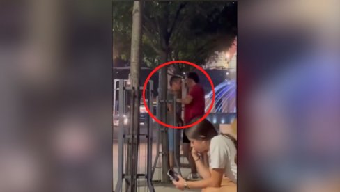 (UZNEMIRUJUĆ VIDEO) MUŠKARAC NOKAUTIRAN U SEKUNDI: Pogledajte jezivu tuču u centru Beograda, svi u šoku (VIDEO)