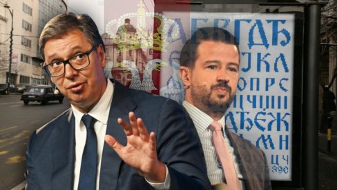 VI GOVORITE SRPSKI Vučić vratio Milatovića na "srpska podešavanja", on priznao: "Da, ja govorim srpskim jezikom"