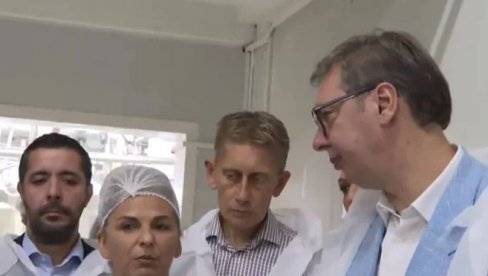 MOŽETE DA RAČUNATE NA VELIKU PODRŠKU DRŽAVE: Vučić obišao je mlekaru Spasojević “Zapis tare”  (VIDEO)