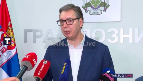 VUČIĆ U PODRINJU: Predsednik se obratio nakon sastanka sa ruskim ambasadorom (FOTO/VIDEO)