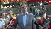 VUČIĆ U PODRINJU: Predsednik obilazi kompleks crkve Uspenja presvete Bogorodice (FOTO/VIDEO)