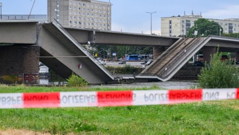 SRUŠIO SE MOST U DREZDENU USRED NOĆI: Građane probudio jeziv prasak oko tri ujutru