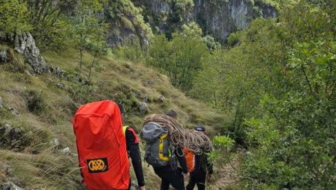 MUŠKARAC ZADOBIO POVREDU NOGE: U kanjonu Nevidio povređen državljanin Srbije