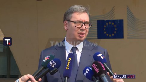 PRVI NOVAC STIŽE VEĆ KRAJEM OKTOBRA Vučić iz Brisela: Za Srbiju opredeljeno oko milijardu i 580 miliona (VIDEO)