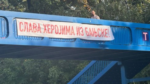 СЛАВА ХЕРОЈИМА ИЗ БАЊСКЕ: Београд не за боравља пале јунаке (ФОТО)