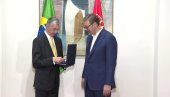 VUČIĆ URUČIO ORDEN PREDSTAVNIKU BRAZILA: Zahvalnost za odvažnu i nezavisnu politiku koju Brazilija vodi