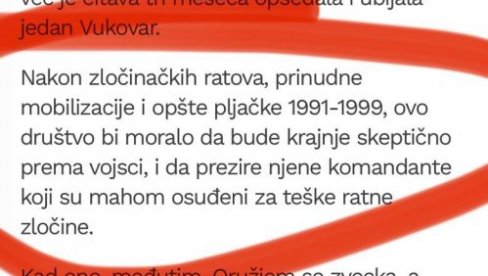 СРАМНА КОЛУМНА У ДАНАСУ, ПУНА ЛАЖИ: “Већина” команданата ВЈ је била осуђена за “тешке ратне злочине”?!