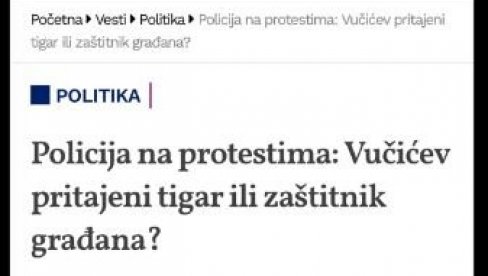 OPASNA KAMPANJA ŠOLAKOVIH MEDIJA: Huškaju ljude na policiju, žele haos na ulicama i Divlji zapad u Srbiji!