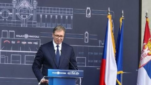 VUČIĆ U ARANĐELOVCU Predsednik na otvaranju novog pogona kompanije Knjaz Miloš: Velika investicija - 100 novih radnih mesta (VIDEO)