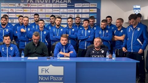 VANREDNO OBRAĆANJE FUDBALERA FK NOVI PAZAR! Adem LJajić sa saigračima: Navijači su došli i tražili da ne igramo protiv Partizana (VIDEO)