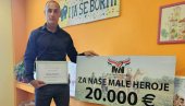 DA SAKUPI NOVAC TRČAO, VESLAO I VOZIO BICIKL - 2.450 KILOMETARA: Marko donirao 20.000 evra za kupovinu aparata ze lečenje bolesne dece