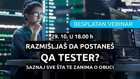 Размишљаш да постанеш QA тестер? Сазнај све што те занима о обуци