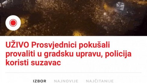 ПОДРШКА ХУЛИГАНИМА ИЗ ЗАГРЕБА: Устаски Индекс позива на рушење Србије