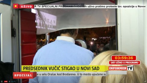 ВУЧИЋ О НАСИЉУ У НОВОМ САДУ: Вечерас смо присуствовали овде нечему што не служи на част онима који су то организовали