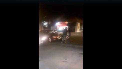 SAOBRAĆAJNA NEZGODA NA BULEVARU: Policija na licu mesta (VIDEO)