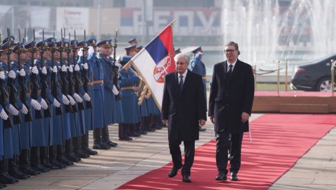 VUČIĆ SA TOKAJEVIM: U toku sastanak dvojice predsednika u Palati Srbija (VIDEO)